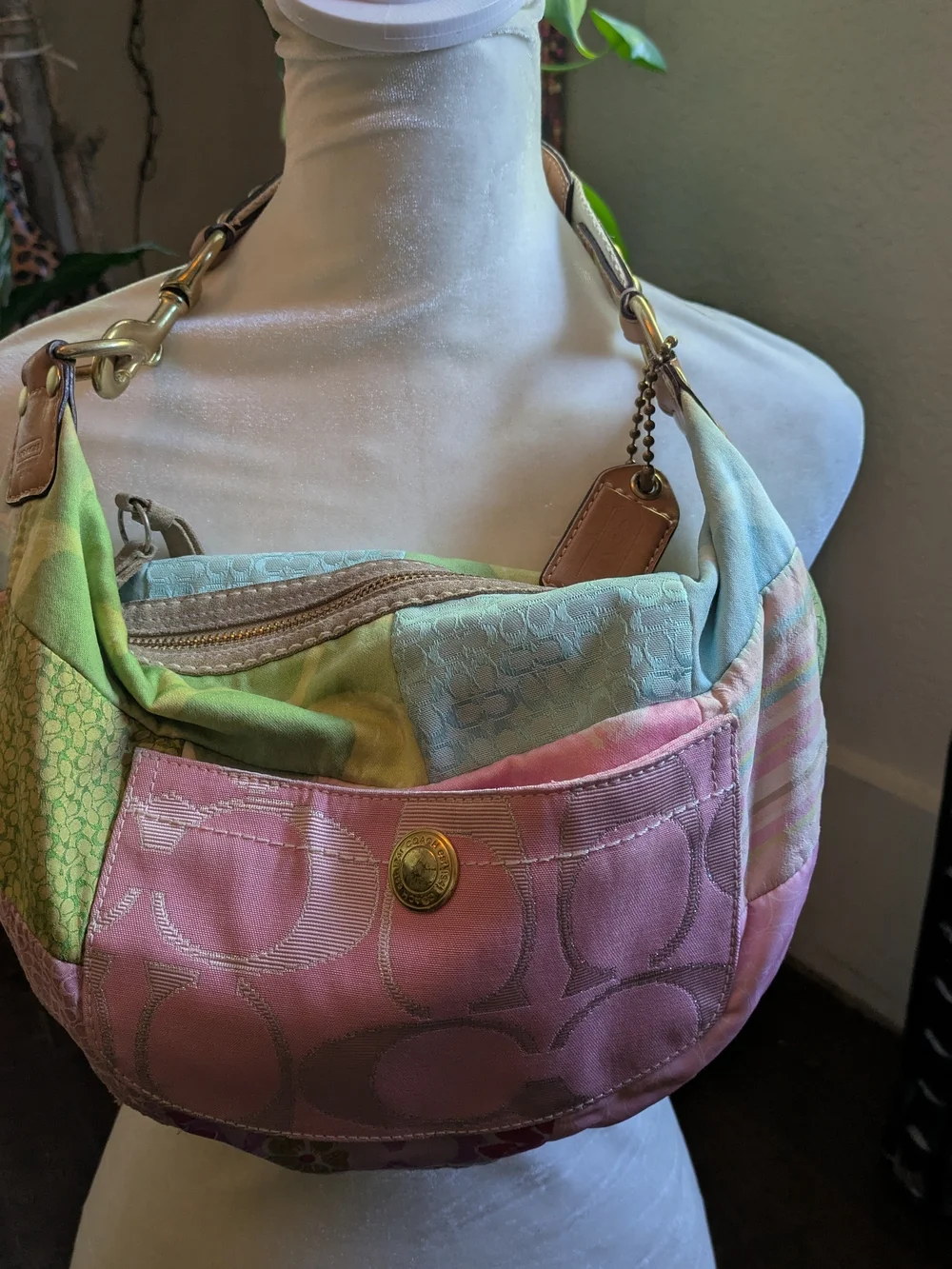 Coach Y2K Vintage 2005 Pastel Patchwork